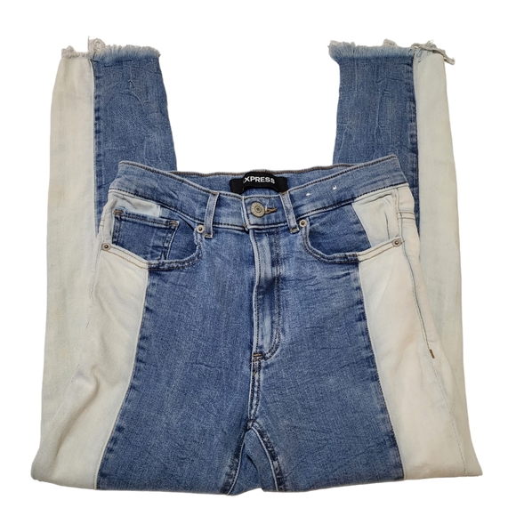 Express High Rise Jeans Size 4 Short - Picture 2 of 5